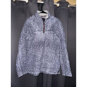 True Grit Women Sherpa Fleece 1/4 Zip  Pullover Jacket Hoodie Sz Small
